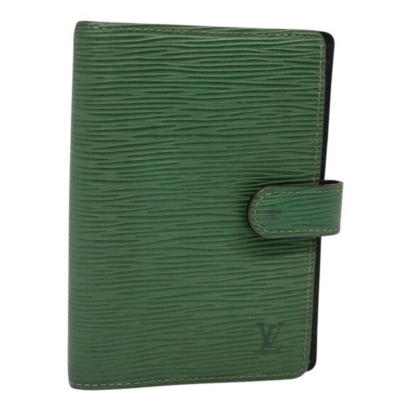LOUIS VUITTON Epi Agenda PM Day Planner Cover Green R20054 LV Auth 90309 - Picture 1 of 16
